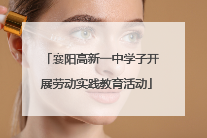 襄阳高新一中学子开展劳动实践教育活动