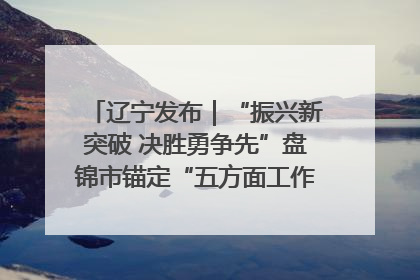 辽宁发布｜“振兴新突破 决胜勇争先”盘锦市锚定“五方面工作”力争全年地区生产总值增长5.5%左右