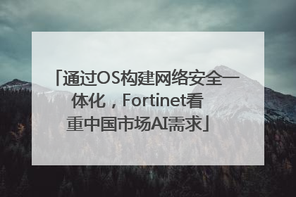 通过OS构建网络安全一体化，Fortinet看重中国市场AI需求