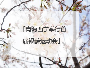 青海西宁举行首届银龄运动会