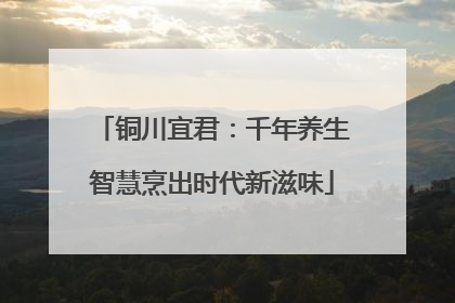 铜川宜君：千年养生智慧烹出时代新滋味