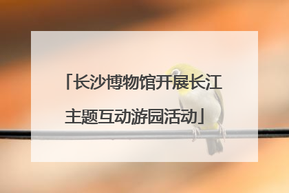 长沙博物馆开展长江主题互动游园活动