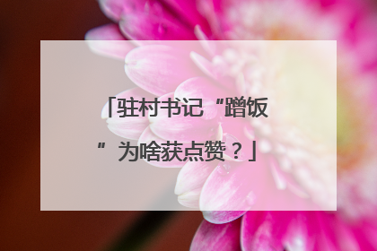 驻村书记“蹭饭”为啥获点赞？