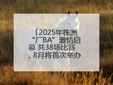 2025年株洲“厂BA”激情启幕 共38场比赛，8月将首次举办全国邀请赛