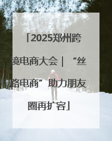 2025郑州跨境电商大会｜“丝路电商”助力朋友圈再扩容