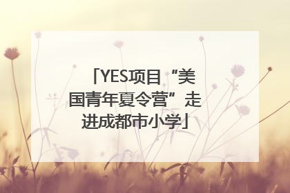 YES项目“美国青年夏令营”走进成都市小学